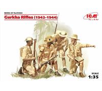 ICM 35563 Gurkha Rifles (1944) (4 figures) 1:35 Figure Model Kit