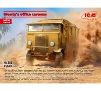 ICM 1:35 Monty's Mobile Office Caravan Military Model Kit 35603