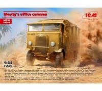 ICM 1:35 Monty's Mobile Office Caravan Military Model Kit 35603