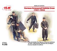 ICM 1:35 - German Armoured Vehicle Crew (1941-42) 4 Figs