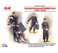 ICM 35614 German Armoured Vehicle Crew 1:35 Figure Model Kit