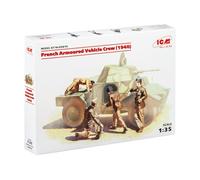 ICM 1:35 - French Armoured Vehicle Crew (1940) 4 Figs