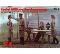 ICM 1:35 - Soviet Military Servicewoman (1939-42) 4 Figs