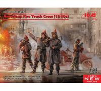 Icm 35622 1/35 American Fire Truck Crew (1910s) (100% New Molds)