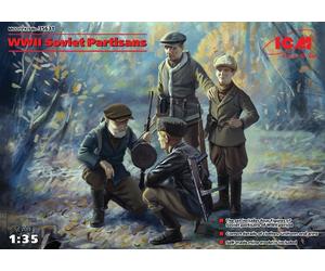 ICM 35631 1:35 WWII Soviet Partisans (4 figures)