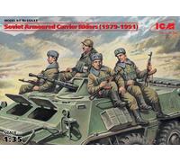 ICM 1:35 Figure Kit Soviet Armored Carrier Riders 1979–1991 4 Figures #35637