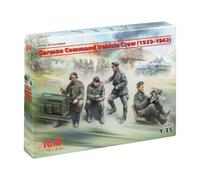 ICM 1:35 - German Command Vehicle Crew (1939-42) 4 Fig