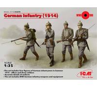 ICM ICM35679 1:35-German Infantry (1914) 4 Figs, 9 x 13 x 51 millimetres