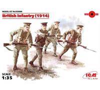 Icm 35684 1/35 British Infantry (1914), (4 Figures)