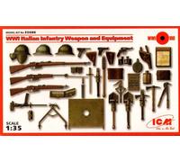 ICM 35686 WWI Italian Infantry Weapon and Equipment 1:35 Figure Model Kit