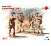 ICM 35689 U.S. Infantry (1917) (4 figures) 1:35 Model Kit Figure