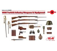 Icm 35699 1/35 Wwi Turkish Infantry Weapons & Equipment (100% New Molds)