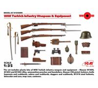 Icm 35699 - 1:35 Wwi Turkish Infantry Weapons&Equipment - New