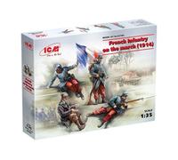 ICM 1:35 - French Infantry on the March (1914) 4 Figs