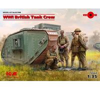 ICM 1:35 - WWI British Tank Crew 4 Figs