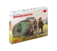 ICM 1:35 - WWI British Tank Crew 4 Figs