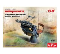 ICM 35714 Zwillingssockel 36 WWII German AA Machine Gun Mount 1/35