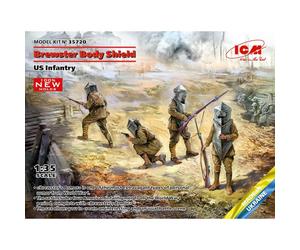ICM 35720 WWI Brewster Body Shield US Infantry 1:35 Figures Model Kit