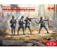 ICM ICM35722 1:35-WWI German Infantry in Armor Scale Model Kit