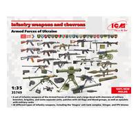 ICM 35749 MODEL INFANTRY WEAPONS AND CHEVRONS OF THE ARMED FORCES OF UKRAINE