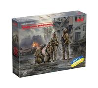 ICM 35752 - "Quietly Came, Quietly Went…, Special Operations Forces of Ukraine (4 Figures) (100% New molds) - Scale 1:35, Gray