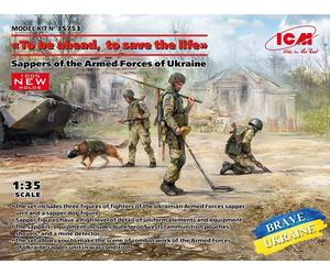 ICM 35753 - 1:3 5 To Be Ahead, Save The Life, Sappers Of Armed Forces Ukr
