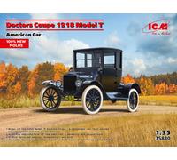 ICM 35830 1:35 1917 Model T Doctor's Coupe American Car Kit (100% New Molds)