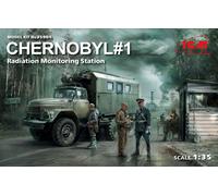 Icm 35901 1/35 Chernobyl#1. Radiation Monitoring Station (Zil-131Kshm Truck & 5