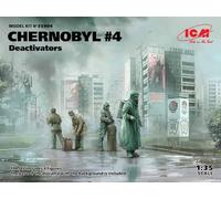 ICM Figure Model Kit - 1:35 Chernobyl #4 Deactivators - 4 Figures