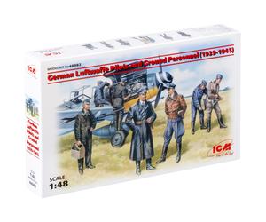 ICM 48082 World War 2 German Luftwaffe Pilots & Ground Crew