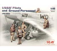 ICM 1:48 - USAAF Pilots & Ground Personnel (1941-1945)