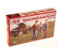 ICM 48085 1:48 Luftwaffe WW2 Ground Crew Personnel by ICM [Parallel import goods]