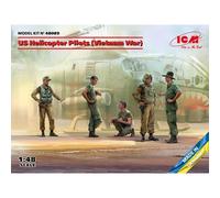 ICM 48089 US Helicopter Pilots Vietnam War 1:48 Model Kit