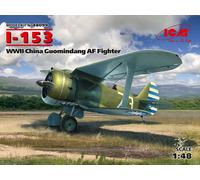 ICM Plastic Model Kit Polikarpov I-153 WWII China Guomindang Air Force Fighter 1/48 (48099)