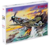 ICM ICM48104 fighter 1:48-Messerschmitt Bf 109F-4/B WWII Bomber, Assorted Colours, Mittel