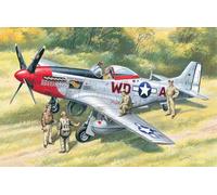 ICM 48153 1:48 Mustang P-51D with USAAF Pilots and Ground Personnel