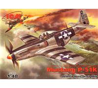 ICM 48154 North-American P-51K Mustang 1:48 Aircraft Model Kit