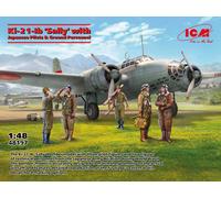 ICM 48197 - 1:48 Ki-21-Ib 'Sally' With Japanese Pilots And Ground Personal -new