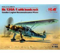 ICM 1:48 - Hs 126A-1 Condor Legion Recon. Plane