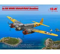 ICM 48227 Junkers Ju 88 WWII USAAF/RAF Bomber 1:48 Model Kit