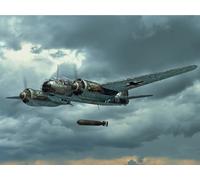 ICM Men's Icm 48236 Model Kit 88a-4 Torp/A-17 Tarpaulin 1 48 Ju 88A 4 Torp A 17 WWII German Torpedo Plane, Multicolor, One Size UK