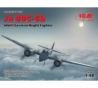 ICM 48239 Junkers Ju-88_-6b WWII German Night Fighter 1:48 Aircraft Model Kit