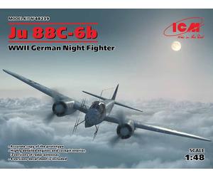 ICM 48239 Junkers Ju-88_-6b WWII German Night Fighter 1:48 Aircraft Model Kit