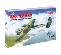 ICM Model Kit - Dornier Do 17Z-2 WWII German Bomber - 1:48 Scale - 100% New Moulds