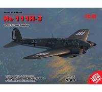 ICM ICM48261 1:48-He 111H-3, WWII German Bomber