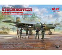 ICM 1:48 B-26K with USAF Pilots and Ground Personnel, Model kit, ICM48280