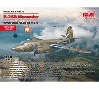 hdfh ICM 1:48 B-26B Marauder, WWII American Bomber, Model kit, ICM48320 Black