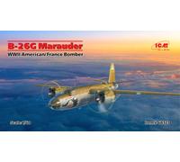 ICM - Model Airplane B-26g Marauder Wwii American/French Bomber |icm|48323| 1:48 Model Tank Promo