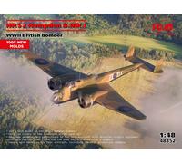 ICM 48352 - 1:48 HP.52 Hampden B.Mk.I WWII British Bomber (100% New Molds) - New