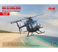 ICM MH-6J Little Bird US Special Forces Helicopter 1:48 Scale Kit 48369